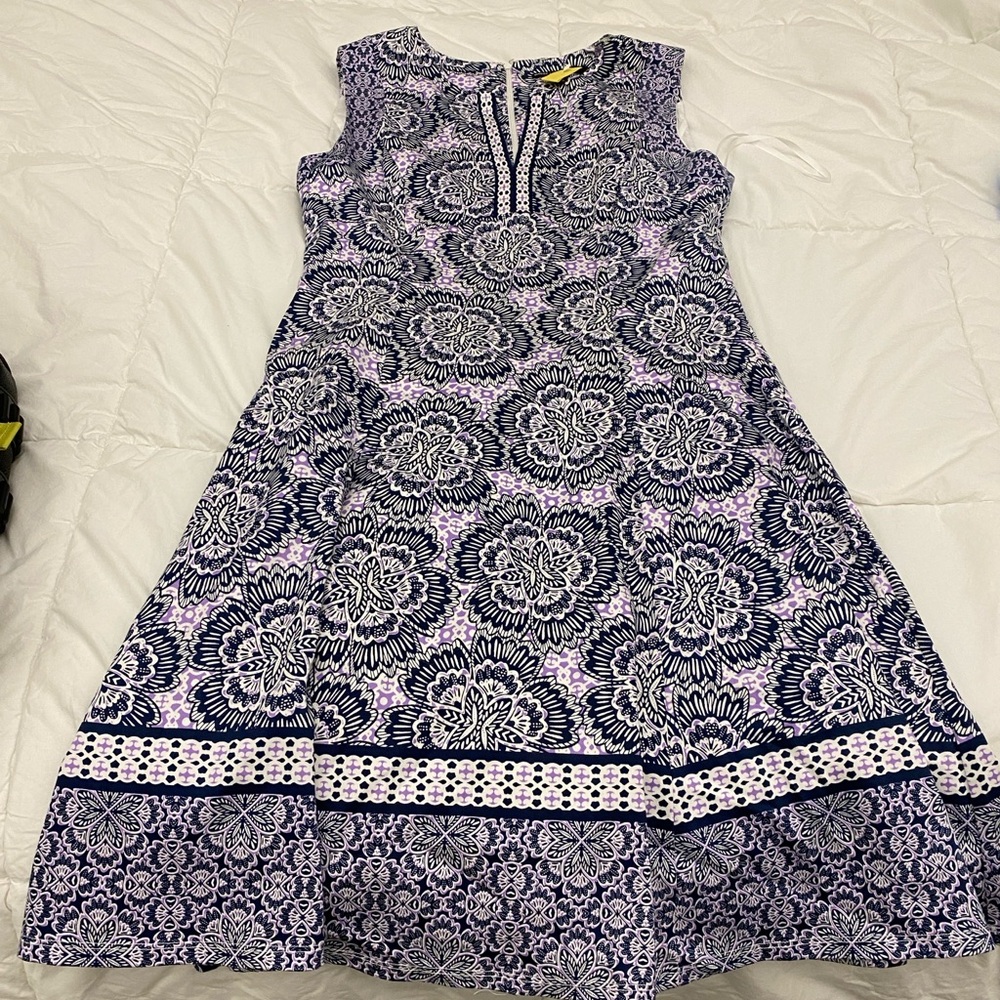Maggy London Sz 8 (US) Sleveless Fit & Flare Dress EUC